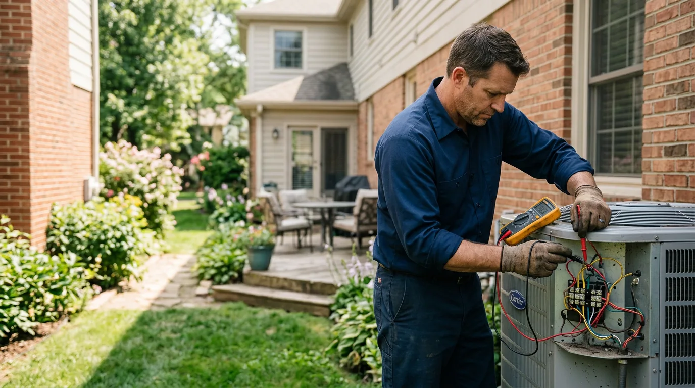 HVAC technician working near Rahway, NJ